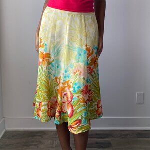 Coldwater Creek Women's Floral Skirt
